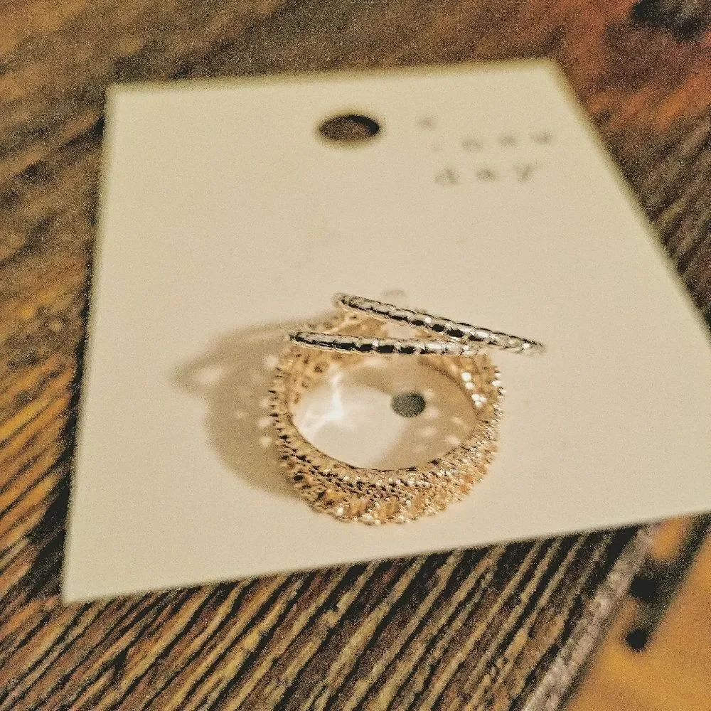 Silver and Rose Gold Ring Set